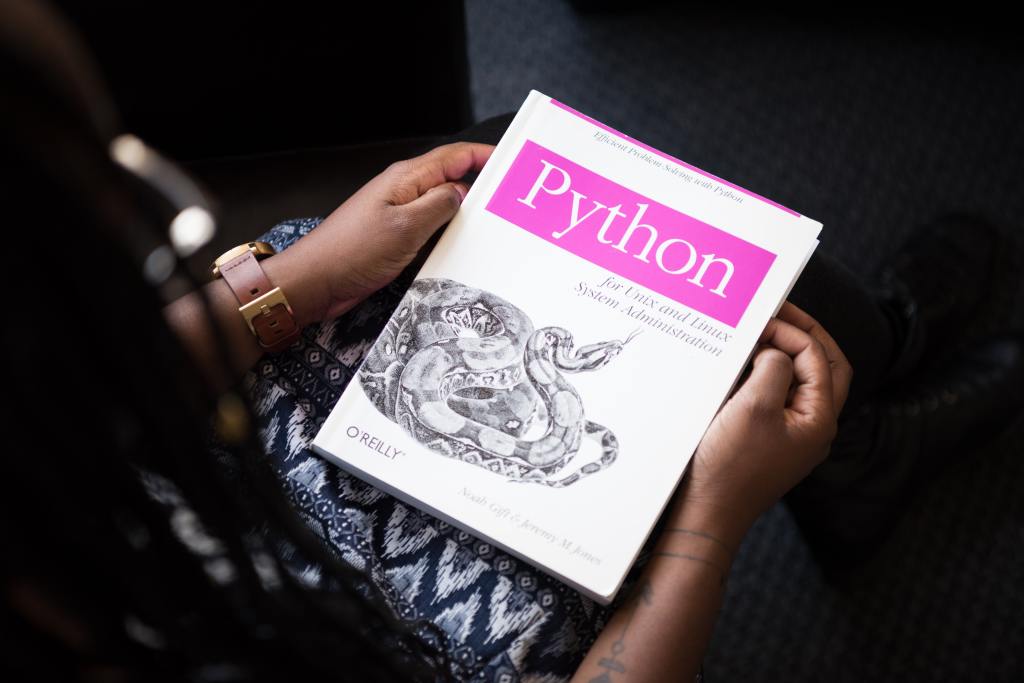 view of python the book